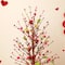 Glitzhome® 20" Valentine's Berry Heart Table Tree